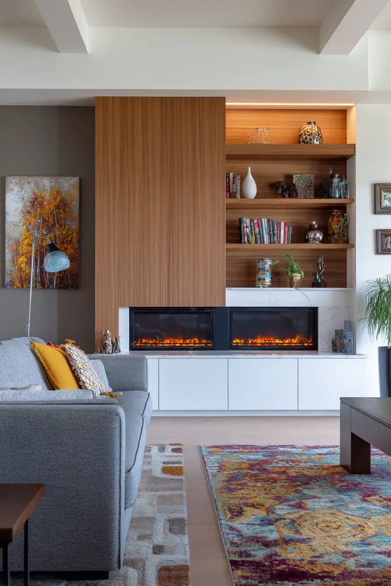 25 Inspiring Fireplace Designs to Elevate Your Living Room Decor - Item 17