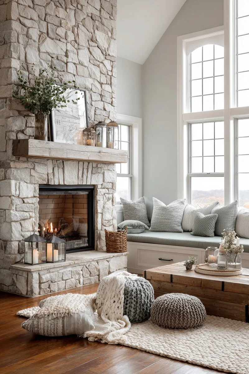 20 Cozy Fireplace Ideas to Transform Your Living Room in 2025 - Item 3