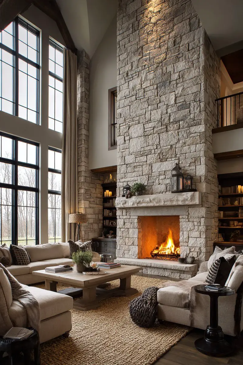 25 Inspiring Fireplace Designs to Elevate Your Living Room Decor - Item 6