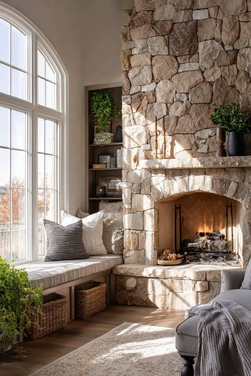 25 Inspiring Fireplace Designs to Elevate Your Living Room Decor - Item 8