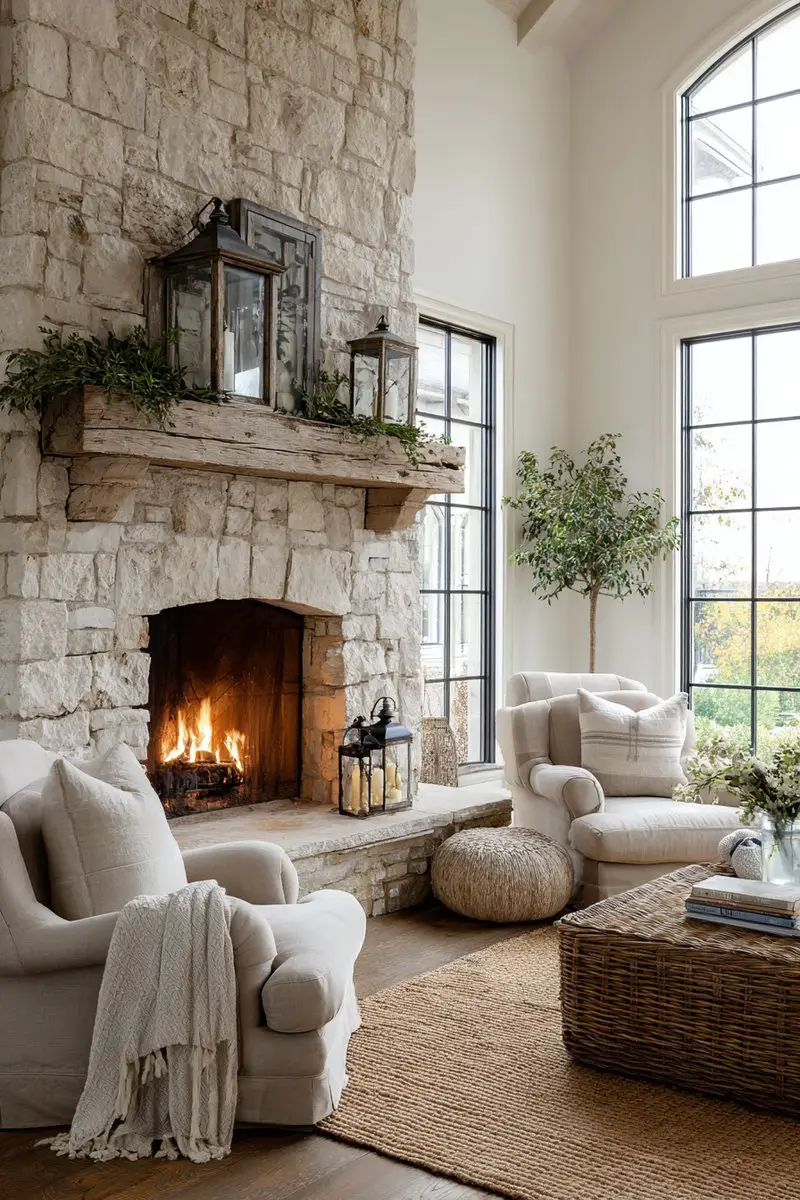 25 Inspiring Fireplace Designs to Elevate Your Living Room Decor - Item 9