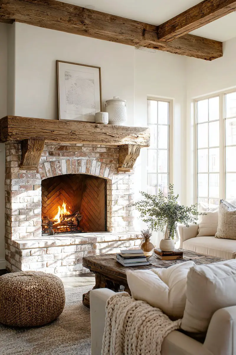 25 Inspiring Fireplace Designs to Elevate Your Living Room Decor - Item 10