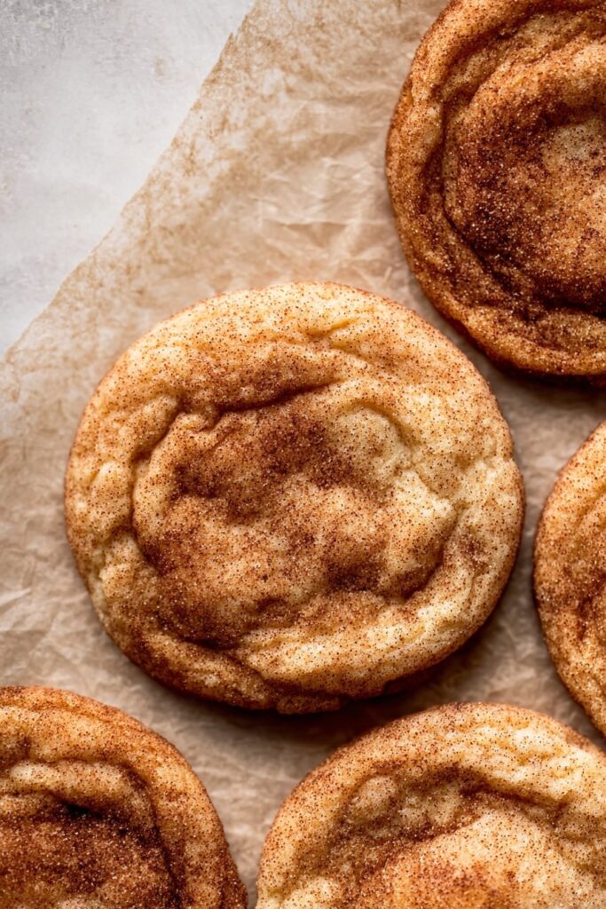 Brown Butter Snickerdoodle Cookies