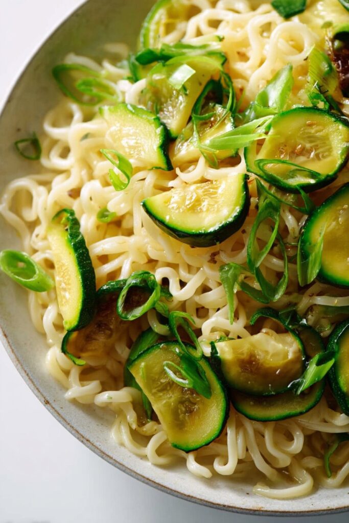 Cold Noodles With Zucchini