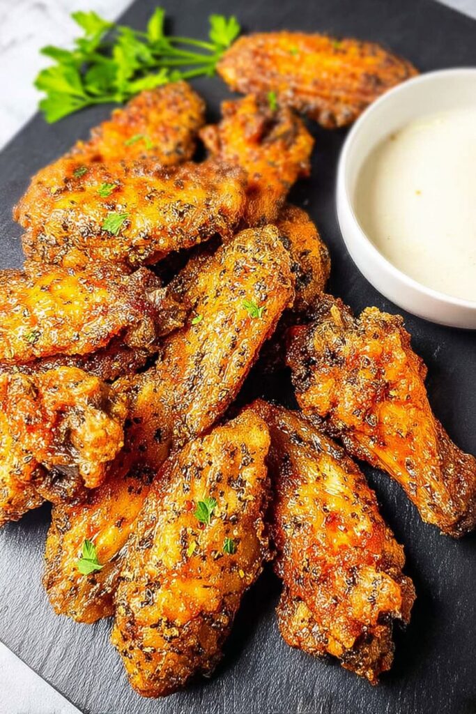 Extra Crispy Air Fryer Chicken Wings