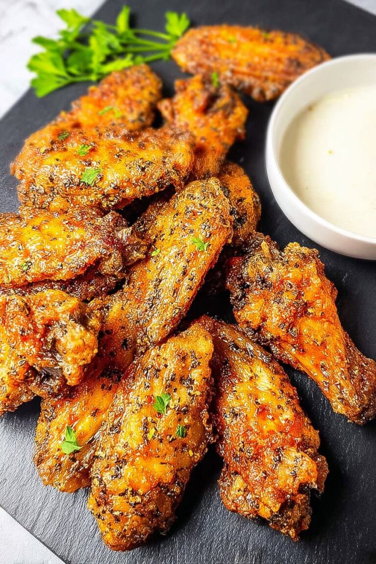 Extra Crispy Air Fryer Chicken Wings