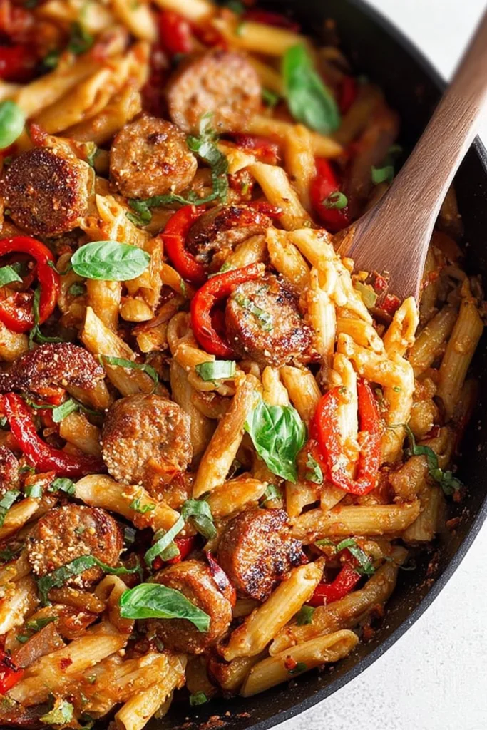 20-Minute Sausage Pasta Skillet