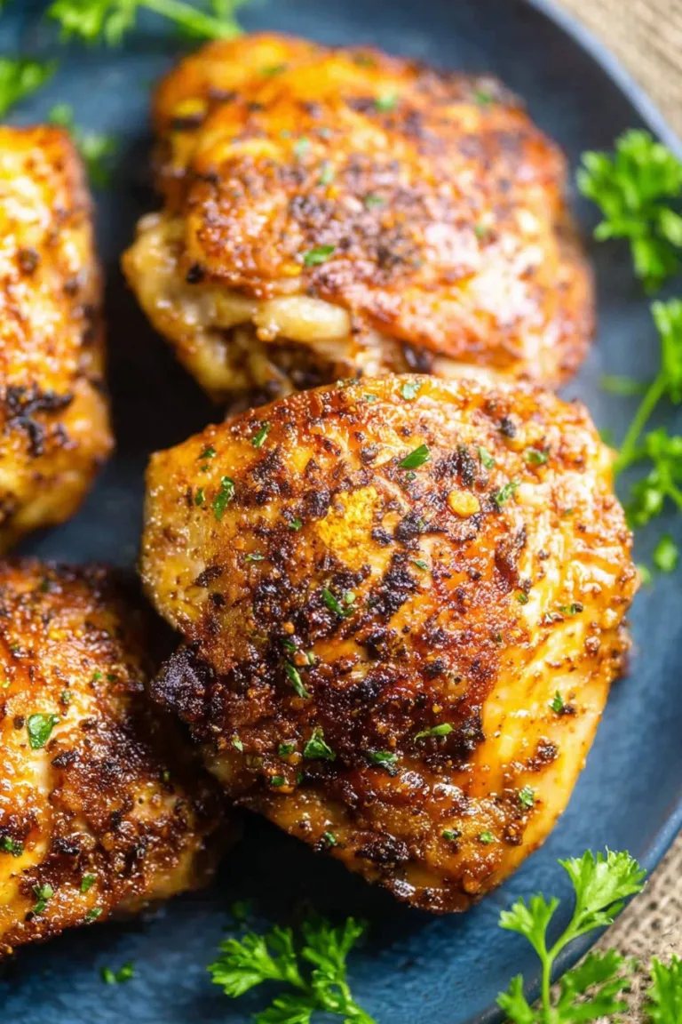 Crispy Air Fryer Chicken Thighs