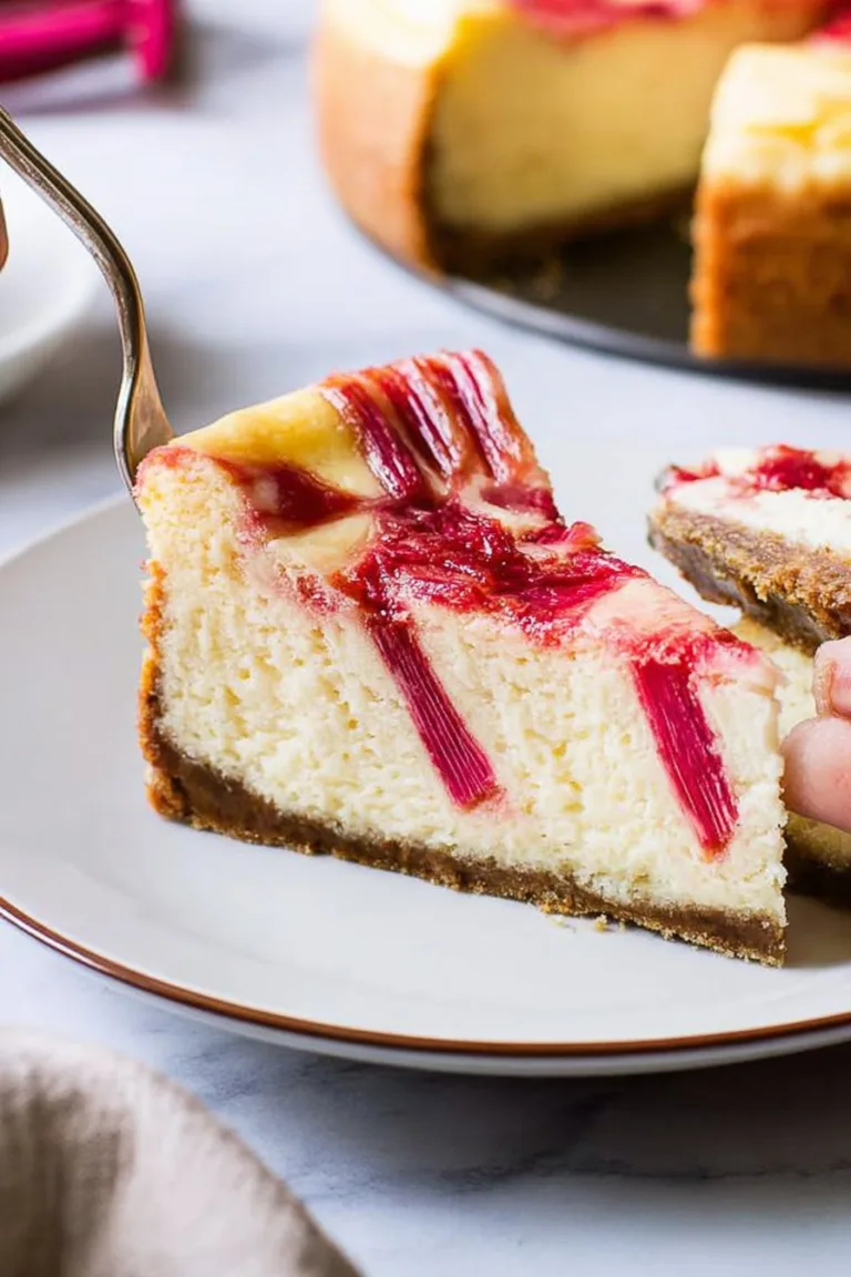 Rhubarb Cheesecake Recipe
