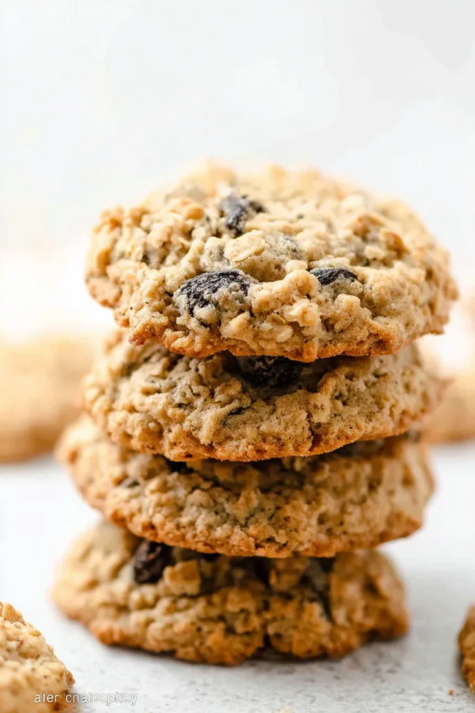 Soft & Chewy Oatmeal Raisin Cookie Recipe