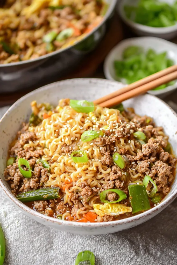 Ground Pork Ramen