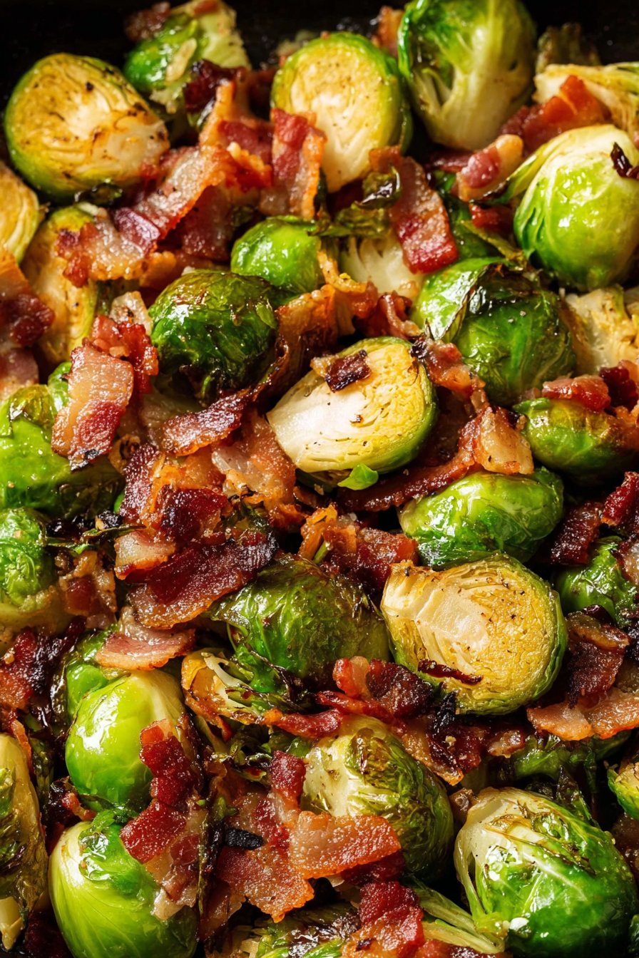 Easy Brussels Sprouts and Bacon