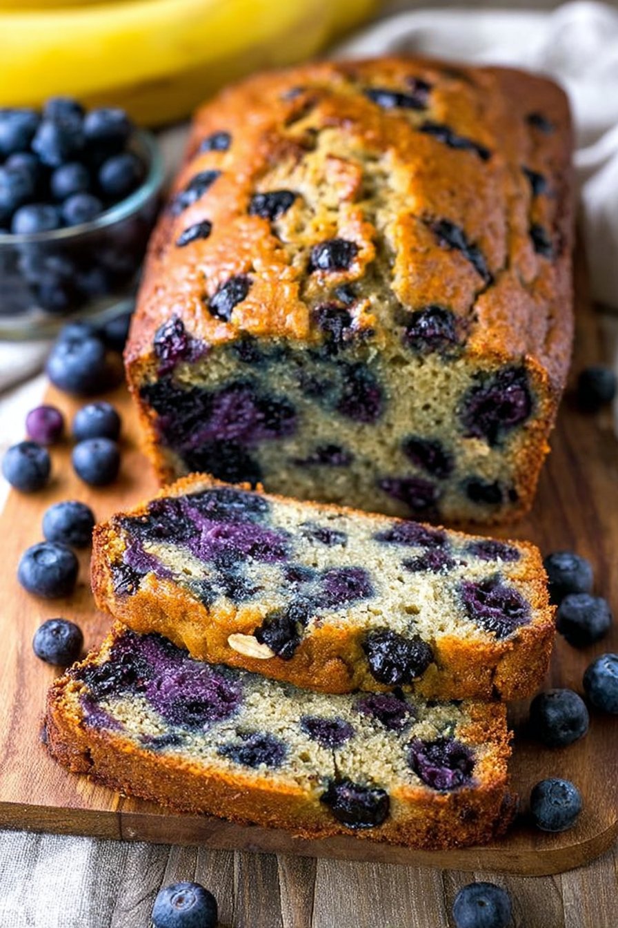 Blueberry Banana Bread