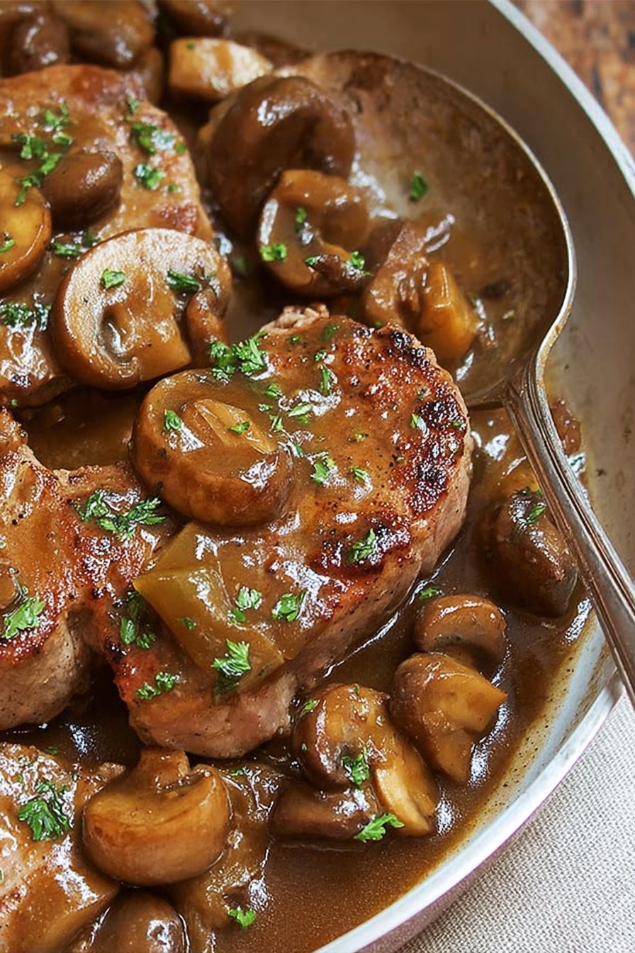 Pork Marsala with Mushrooms
