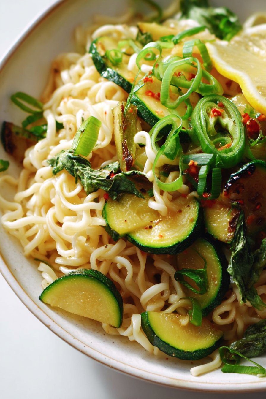 Cold Noodles With Zucchini