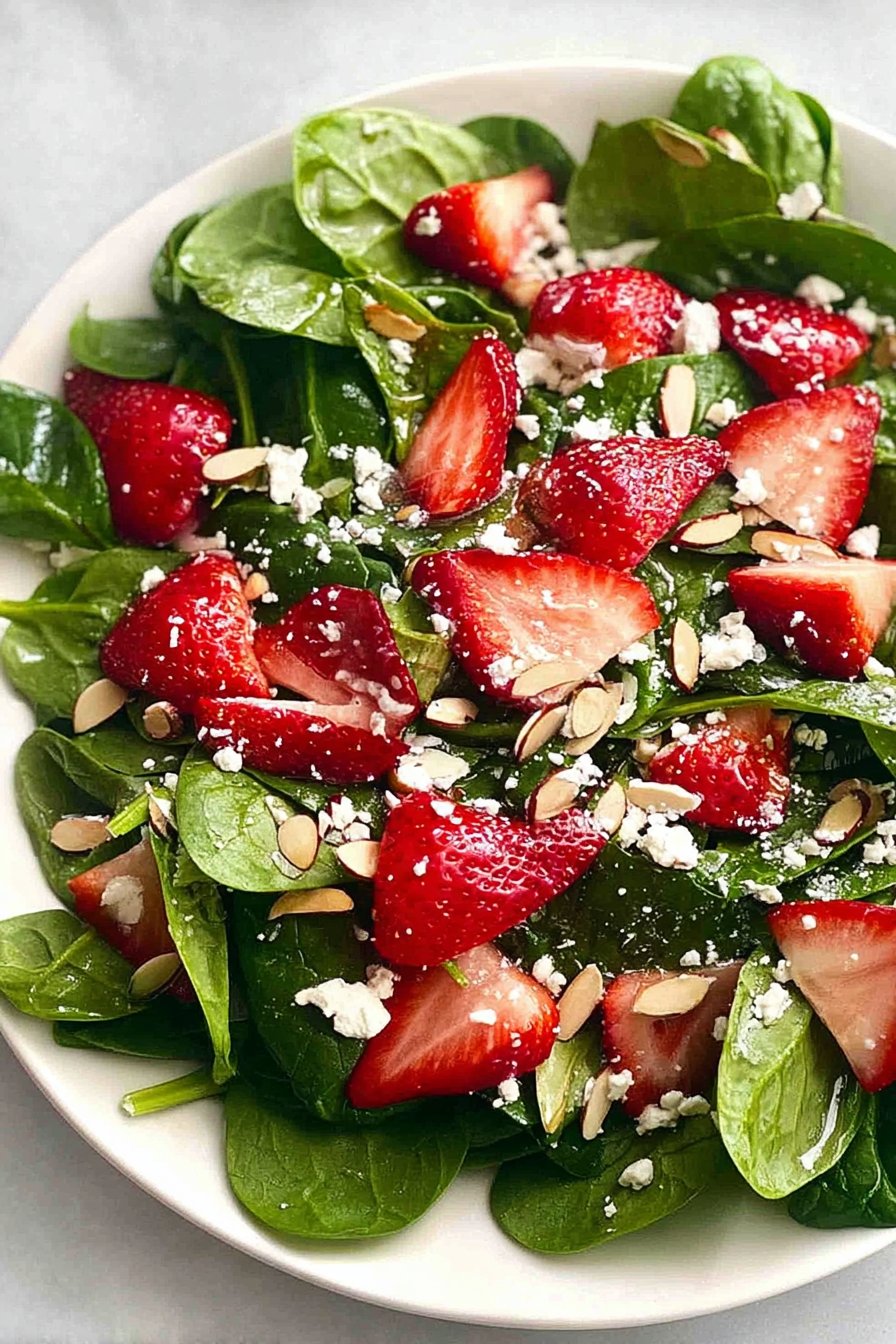Strawberry Spinach Salad