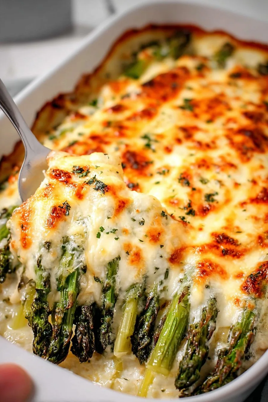 Cheesy Asparagus Casserole