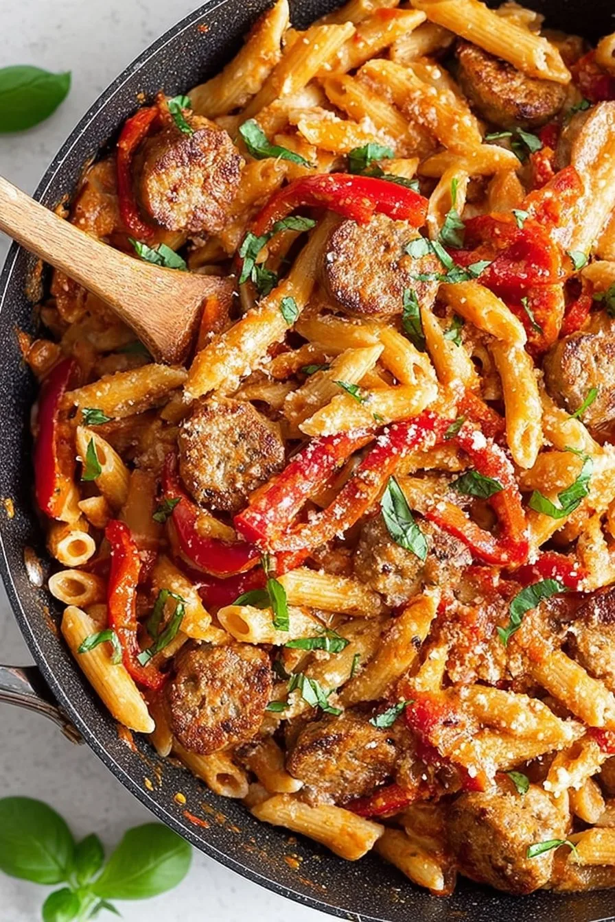 20-Minute Sausage Pasta Skillet