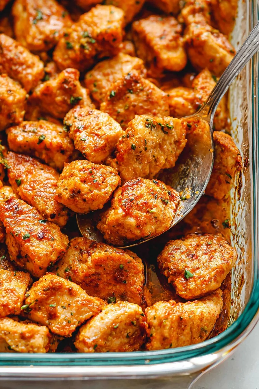 Oven Baked Chicken Bites