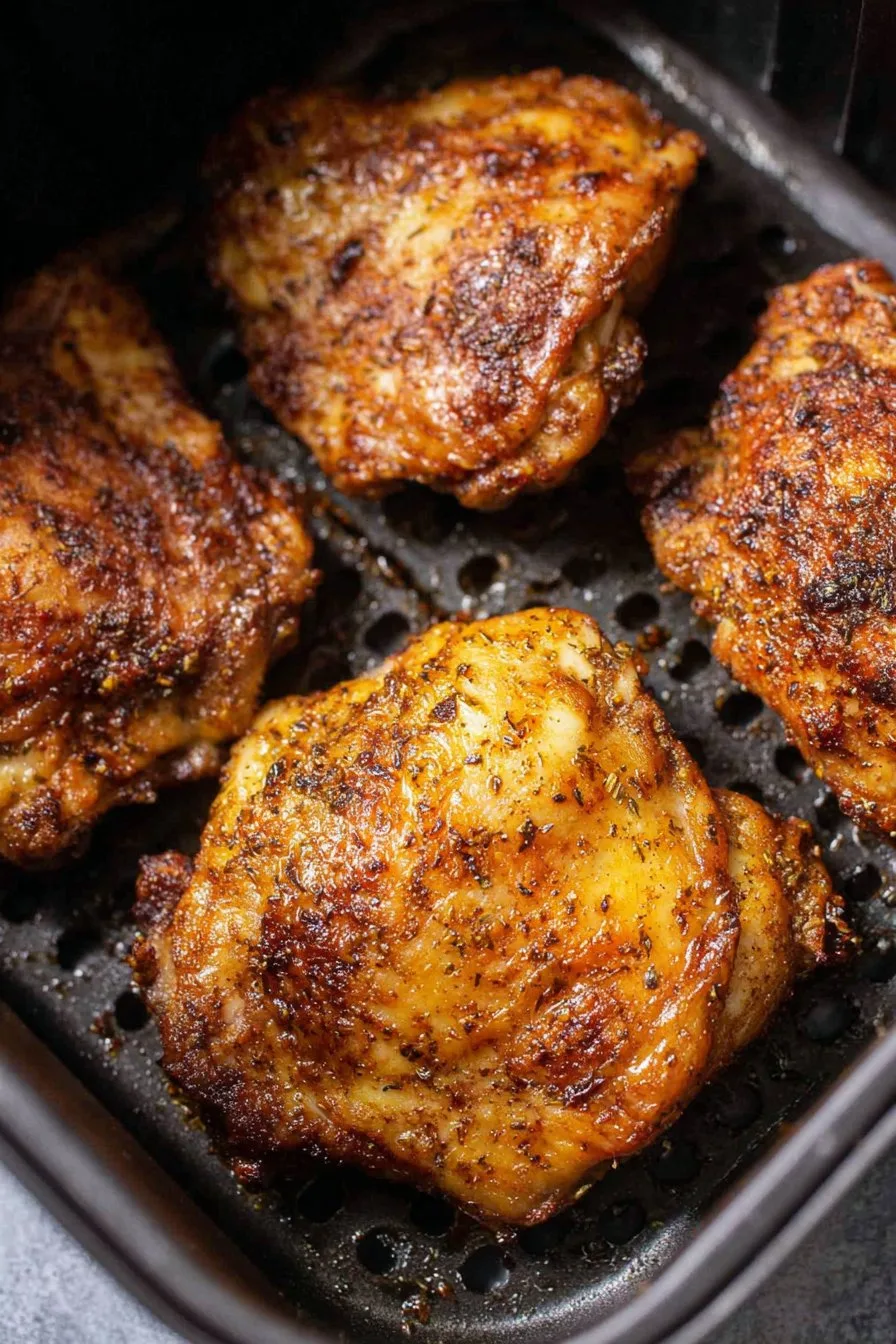 Crispy Air Fryer Chicken Thighs