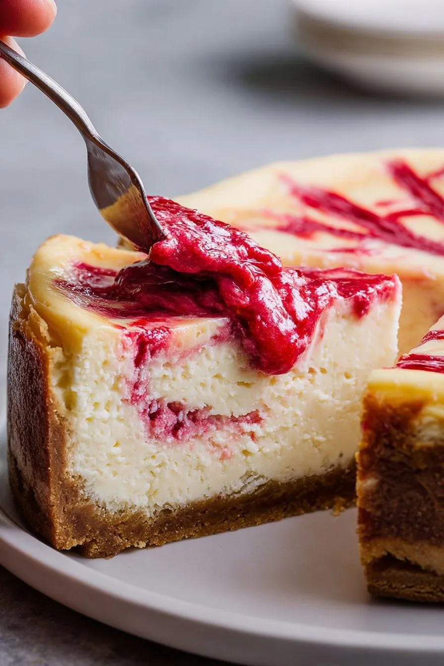 Rhubarb Cheesecake Recipe