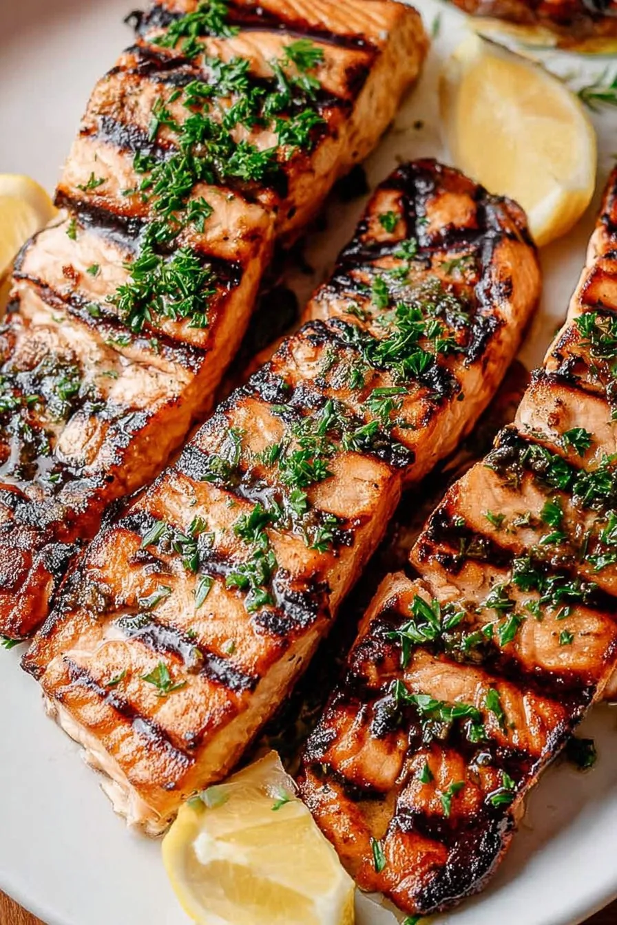Easy Marinated Grilled Salmon Recipe