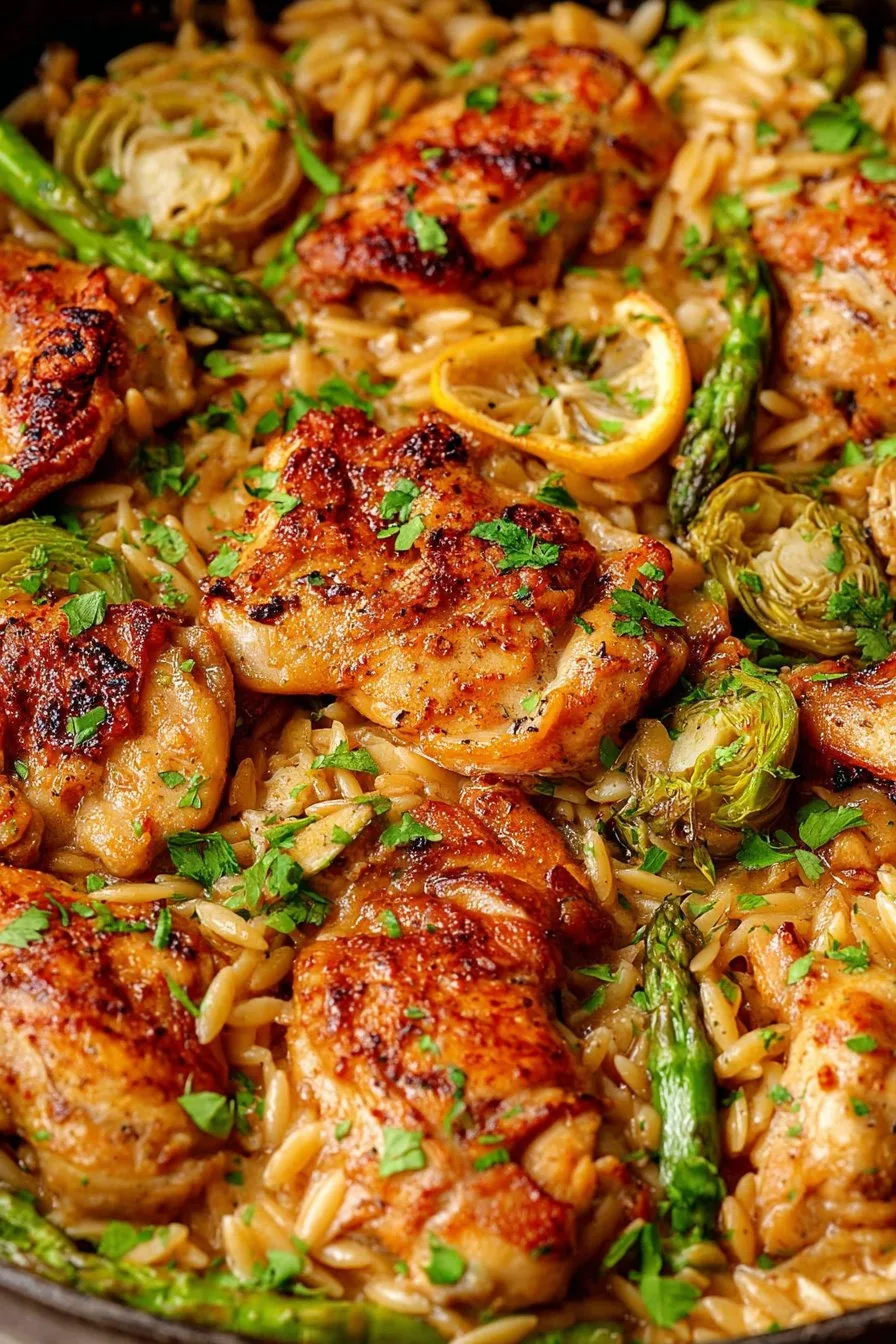 Creamy Lemon Chicken Orzo
