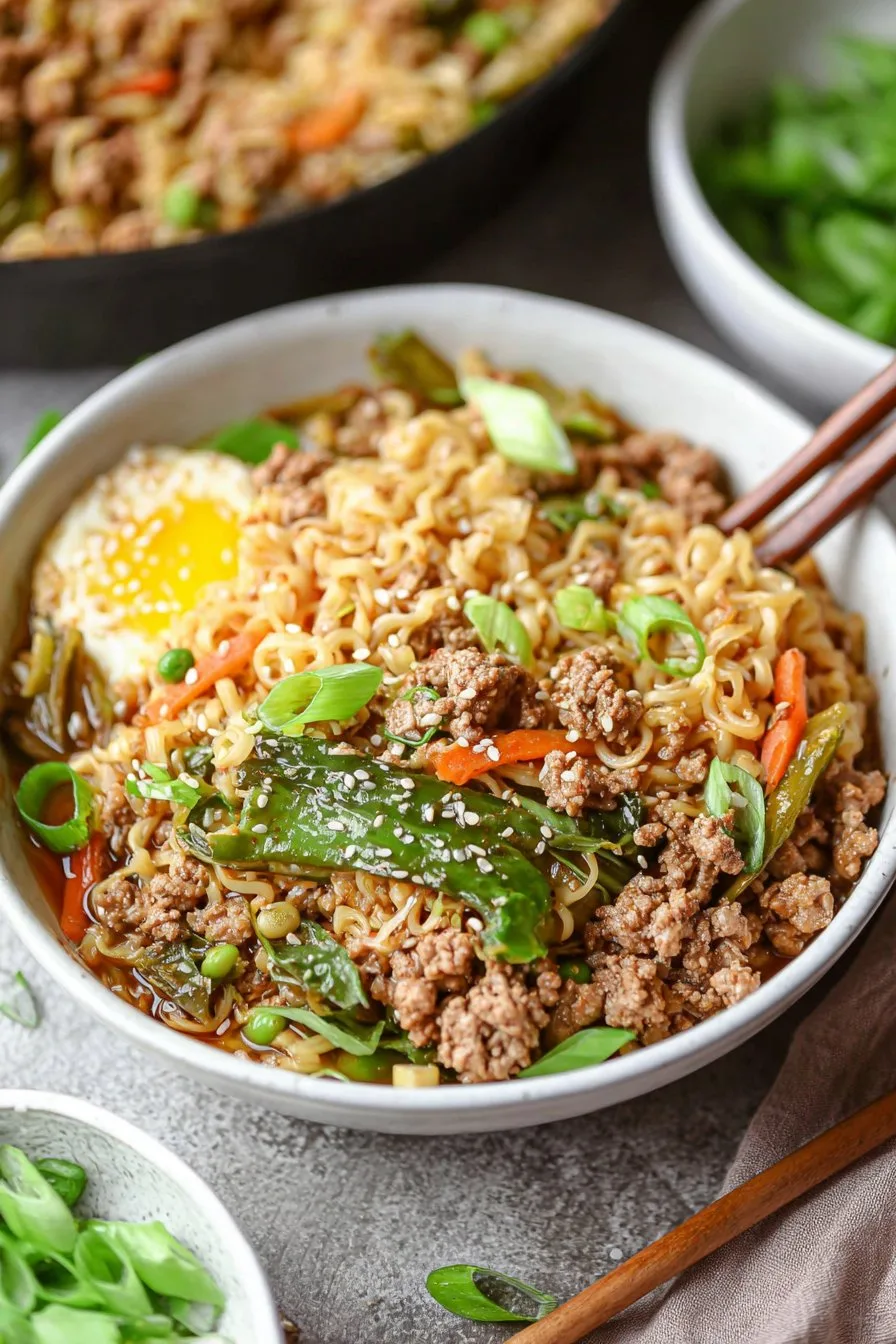 Ground Pork Ramen