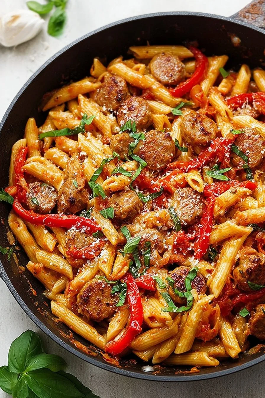 20-Minute Sausage Pasta Skillet