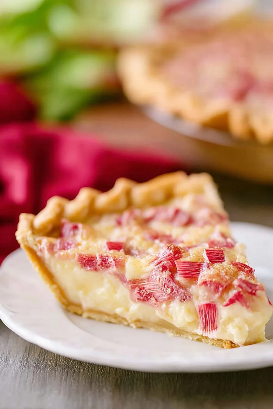 Rhubarb Custard Pie