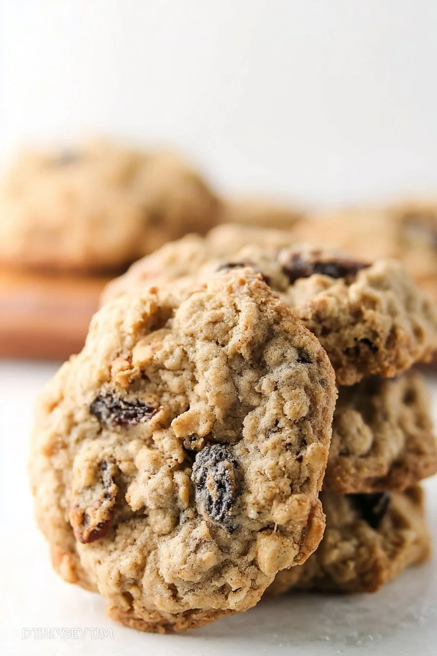 Soft & Chewy Oatmeal Raisin Cookie Recipe