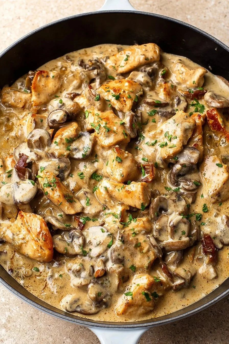 Easy Chicken Stroganoff