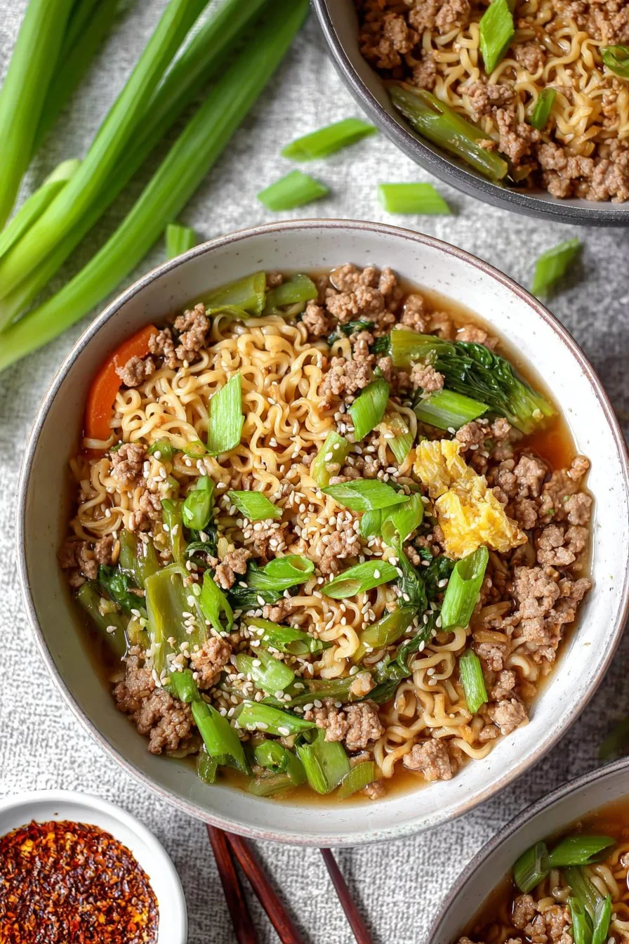 Ground Pork Ramen