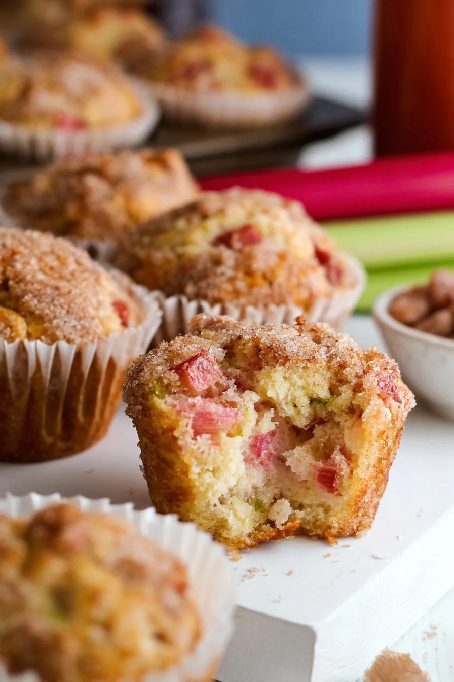 Rhubarb Muffins