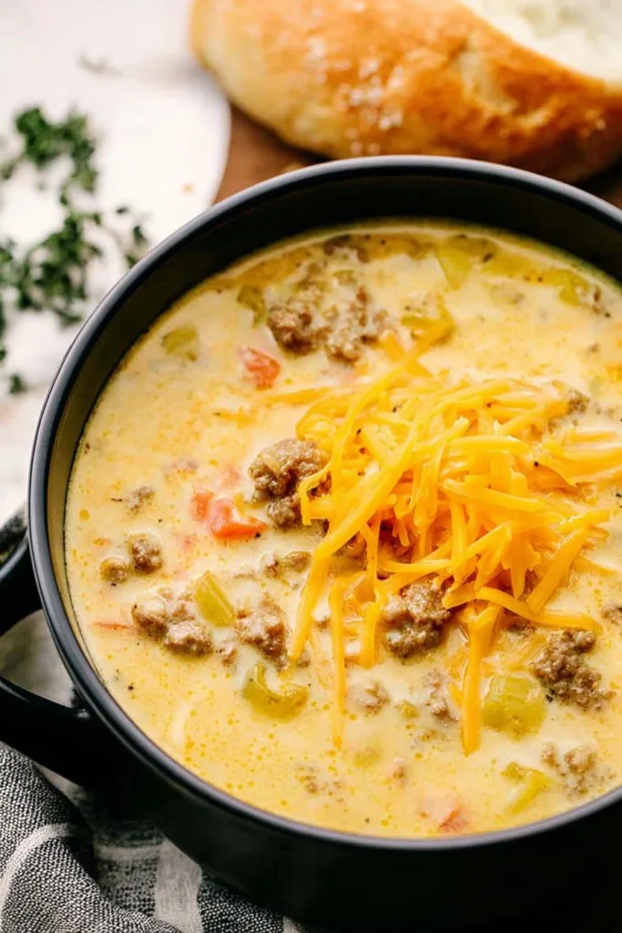 Award Winning Cheeseburger Soup