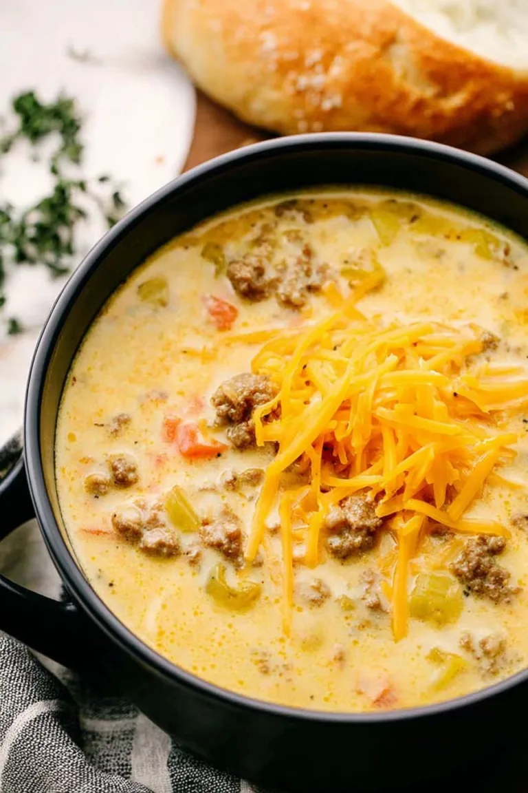 Award Winning Cheeseburger Soup