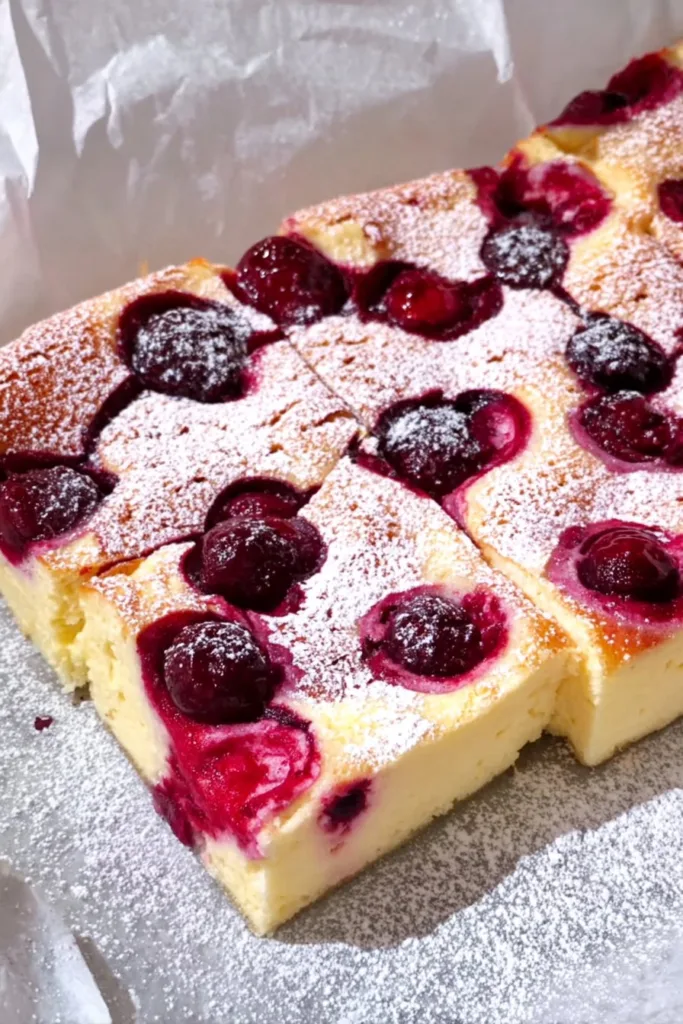 Berry Cottage Cheese Clafoutis