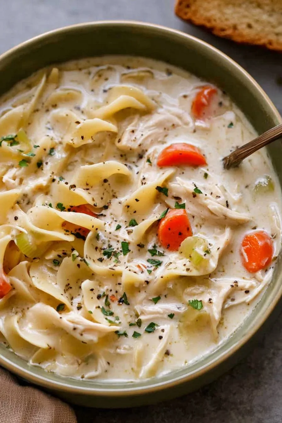 Creamy Chicken Noodle Soup