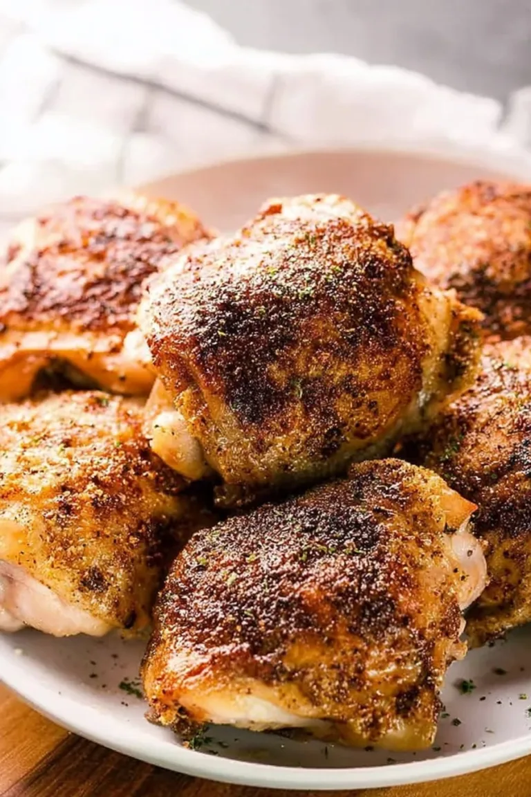 Crispy Baked Chicken Thighs