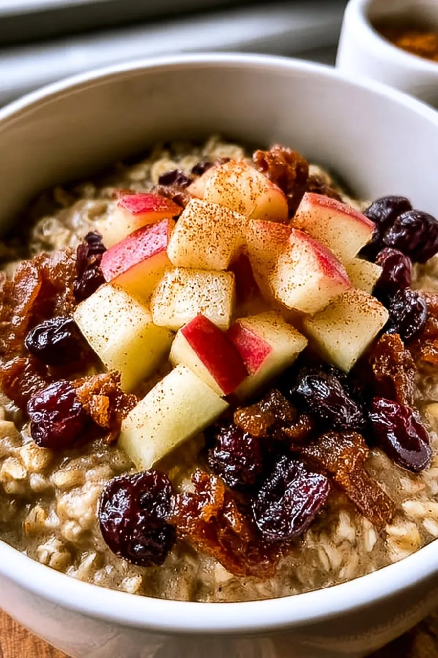 Crockpot Apple Cinnamon Oatmeal
