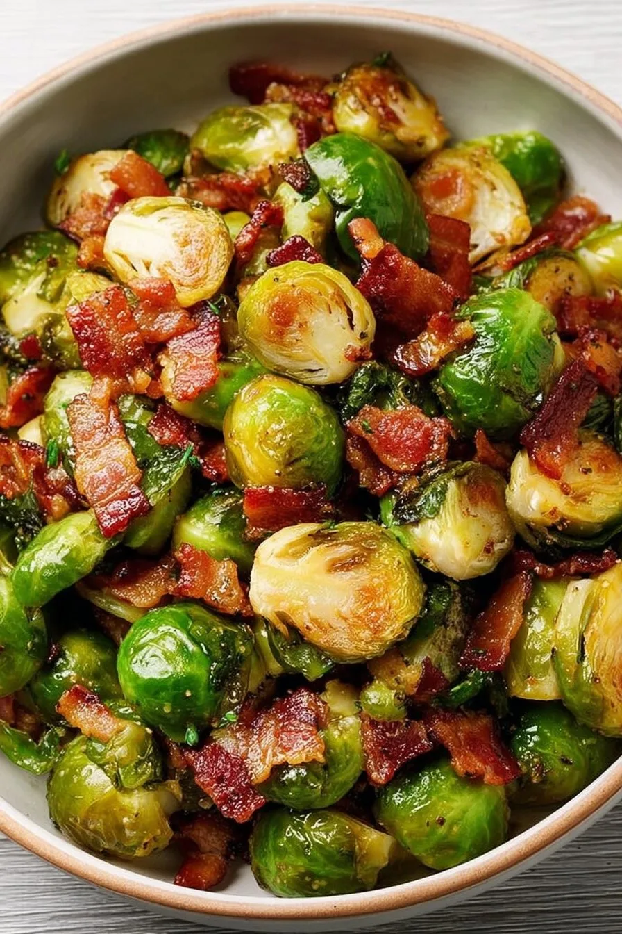 Easy Brussels Sprouts and Bacon Recipe