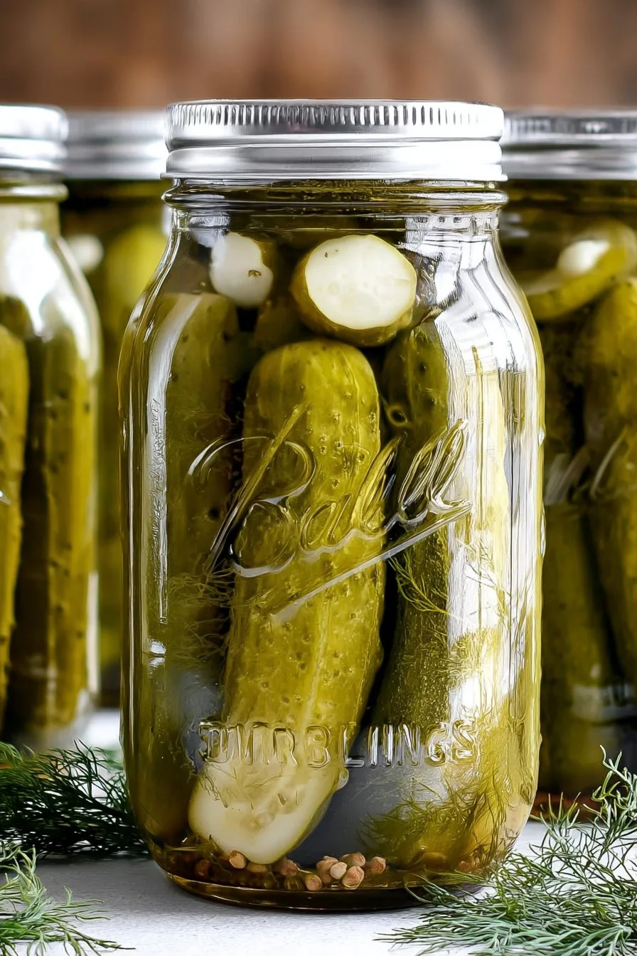 Easy Homemade Dill Pickles