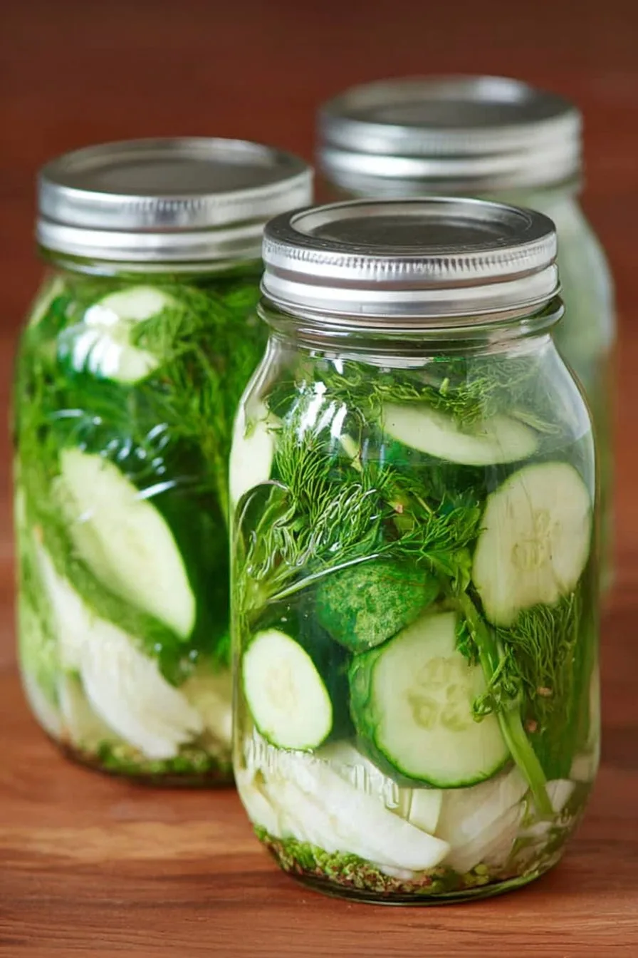 Easy Refrigerator Dill Pickles