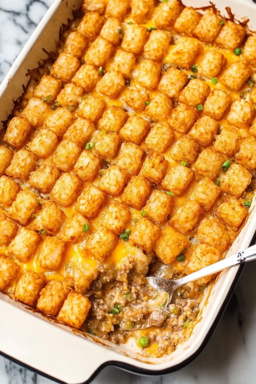 Easy Tater Tot Casserole