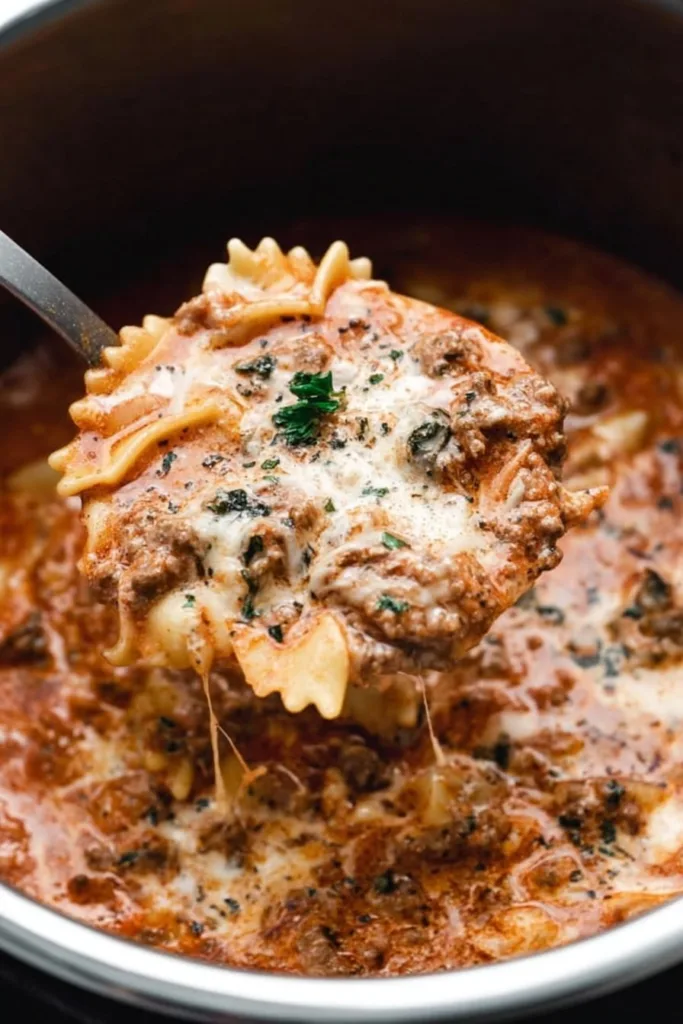 Instant Pot Lasagna Soup