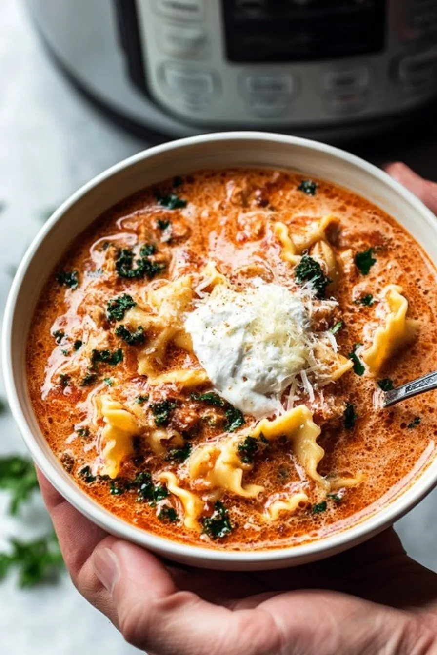 Instant Pot Lasagna Soup