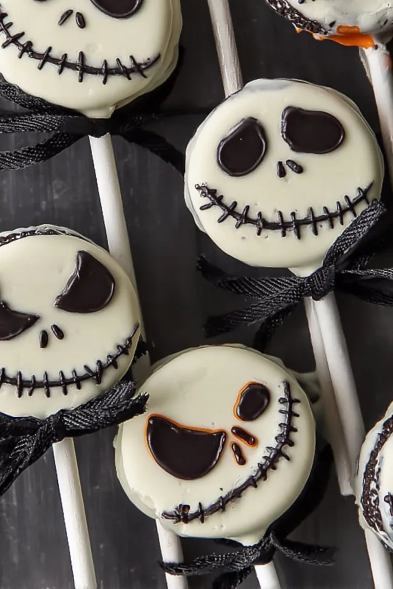 Jack Skellington Oreo Pops