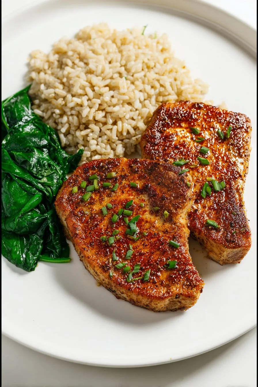 Juicy Oven Baked Boneless Pork Chops