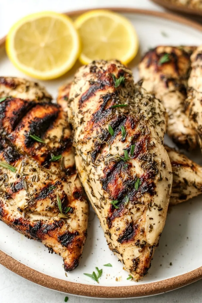 Lemon Herb Marinated Grilled Chicken