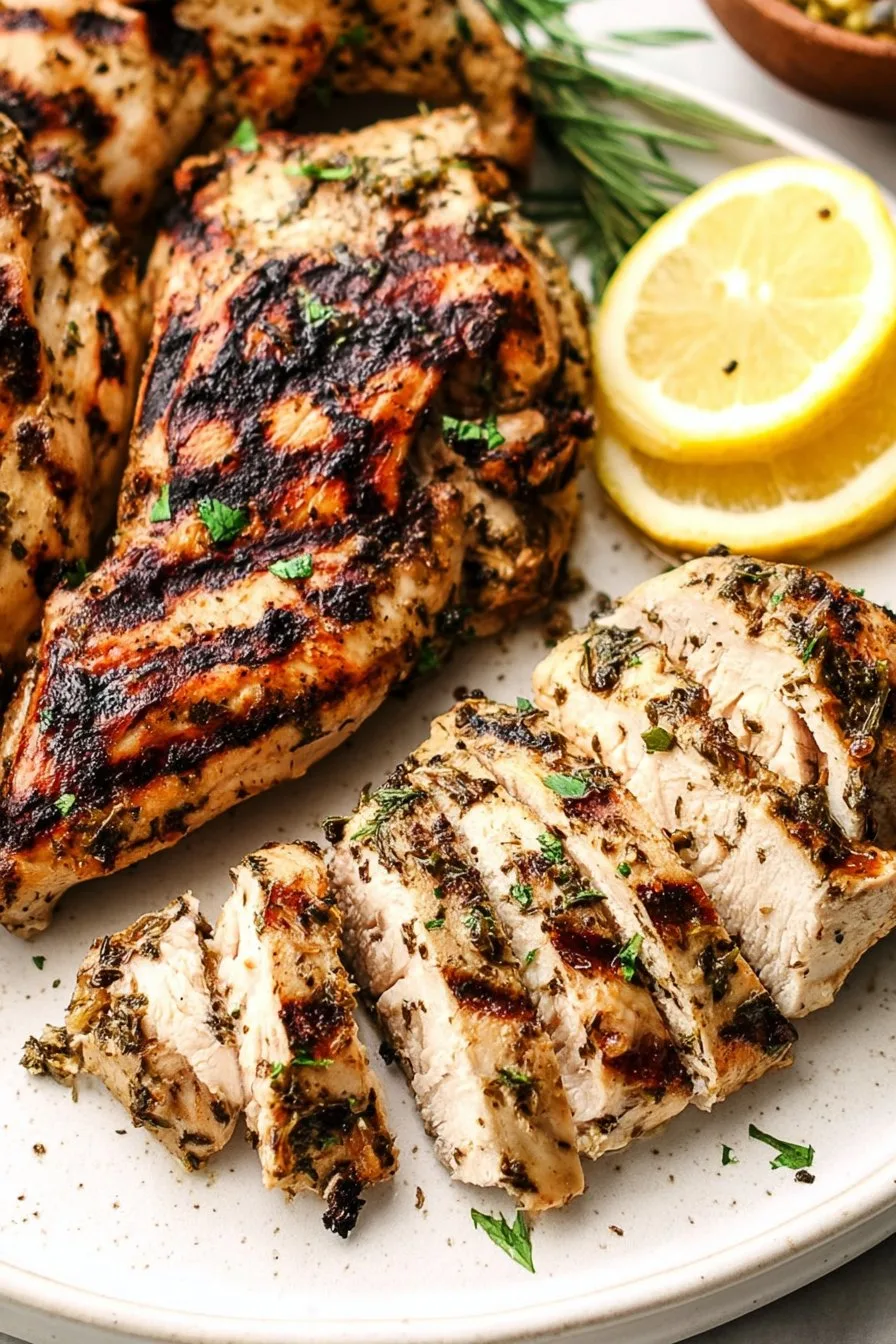Lemon Herb Marinated Grilled Chicken